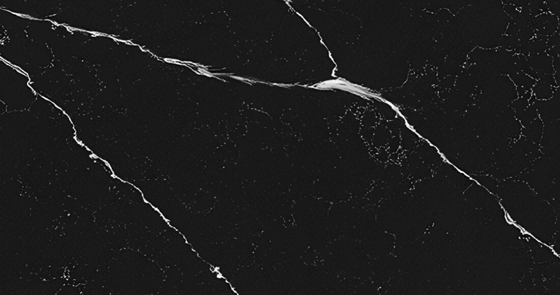 Кварцевый камень Etna Quartz Negro Marquina EQHM 006