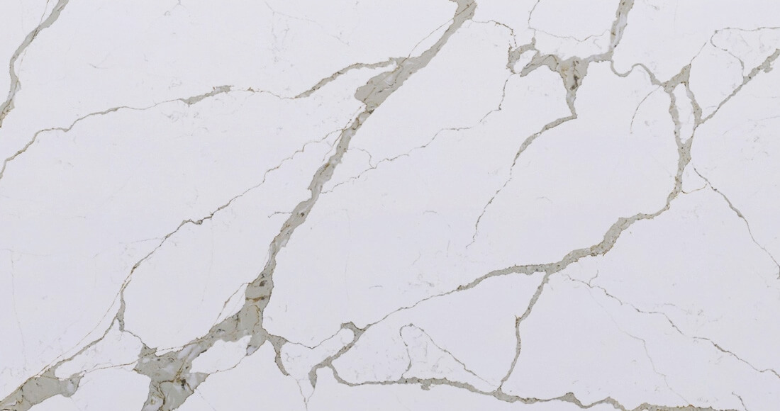 Кварцевый камень Etna Quartz Statuario Gold EQAM 041